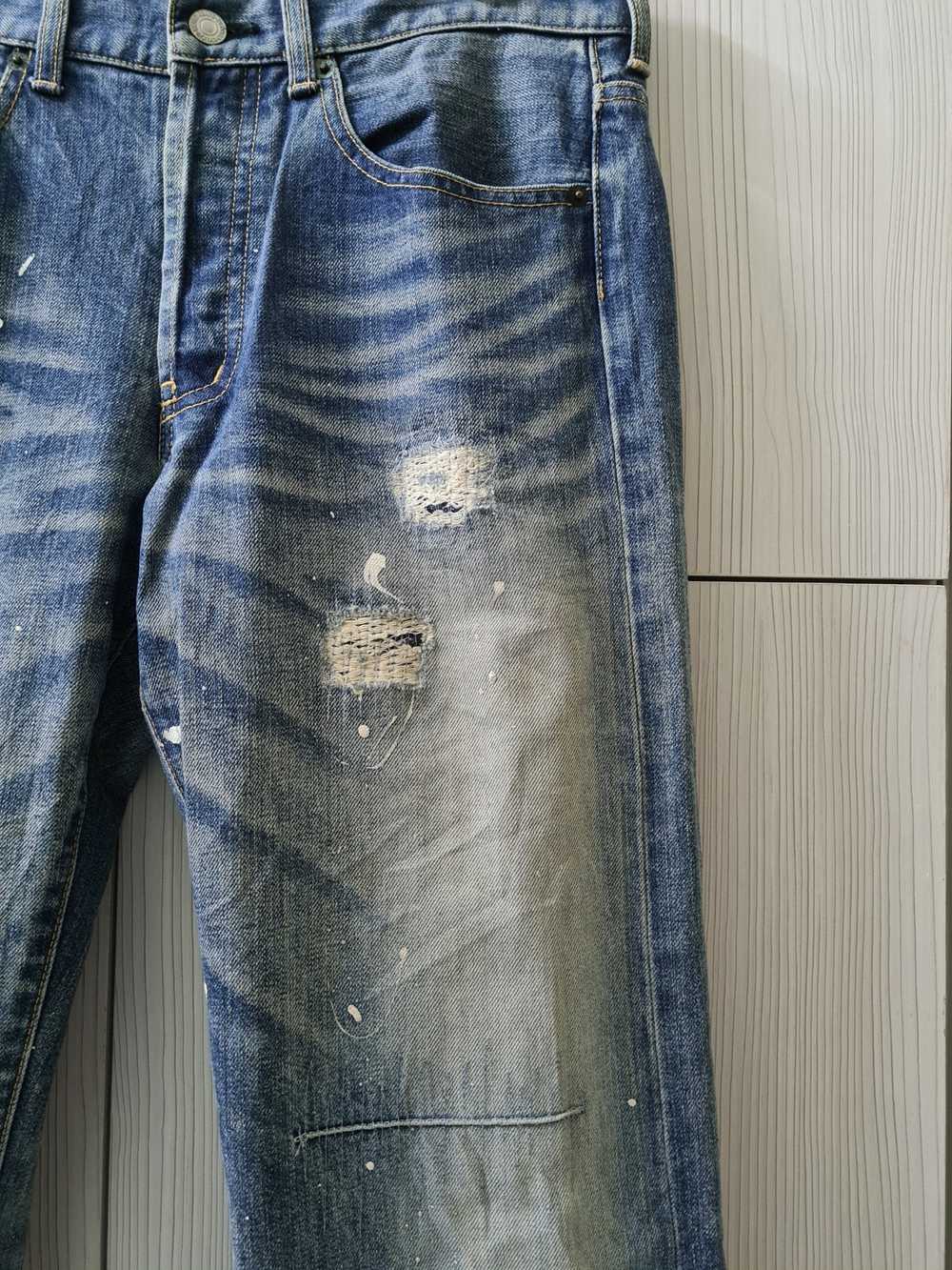 Distressed Denim × Takeo Kikuchi Vintage Takeo Ki… - image 10