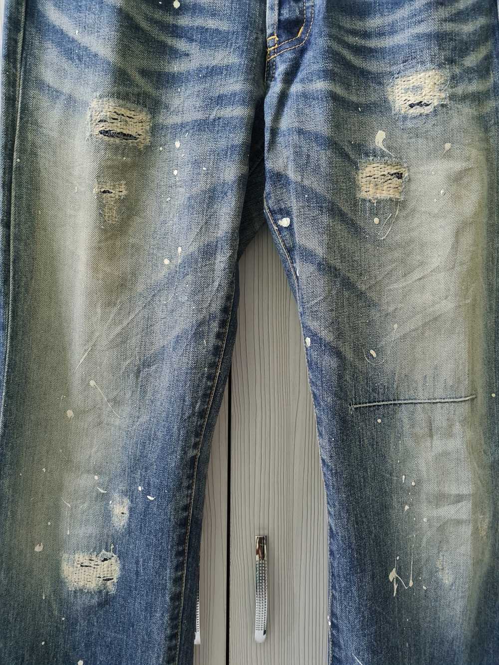 Distressed Denim × Takeo Kikuchi Vintage Takeo Ki… - image 9