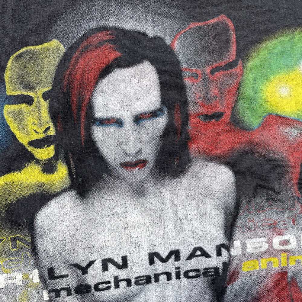 Vintage rare Marilyn Manson Mechanical Animals T-… - image 4