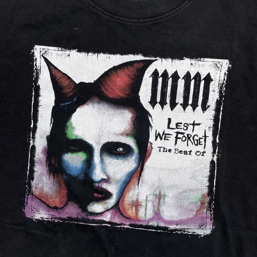 Vintage Marilyn Manson Lest we forget T-shirt - image 4