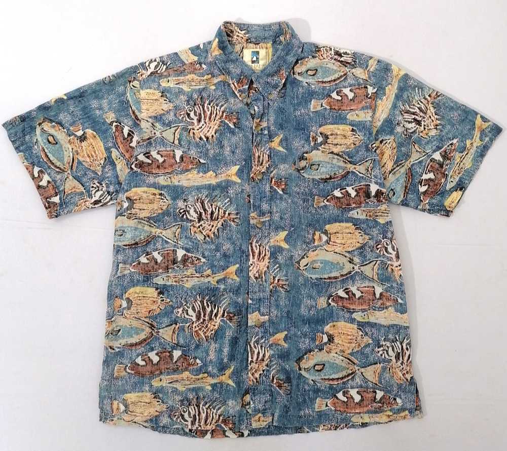 Kahala Island Hawaiian Buttons Shirt - image 2