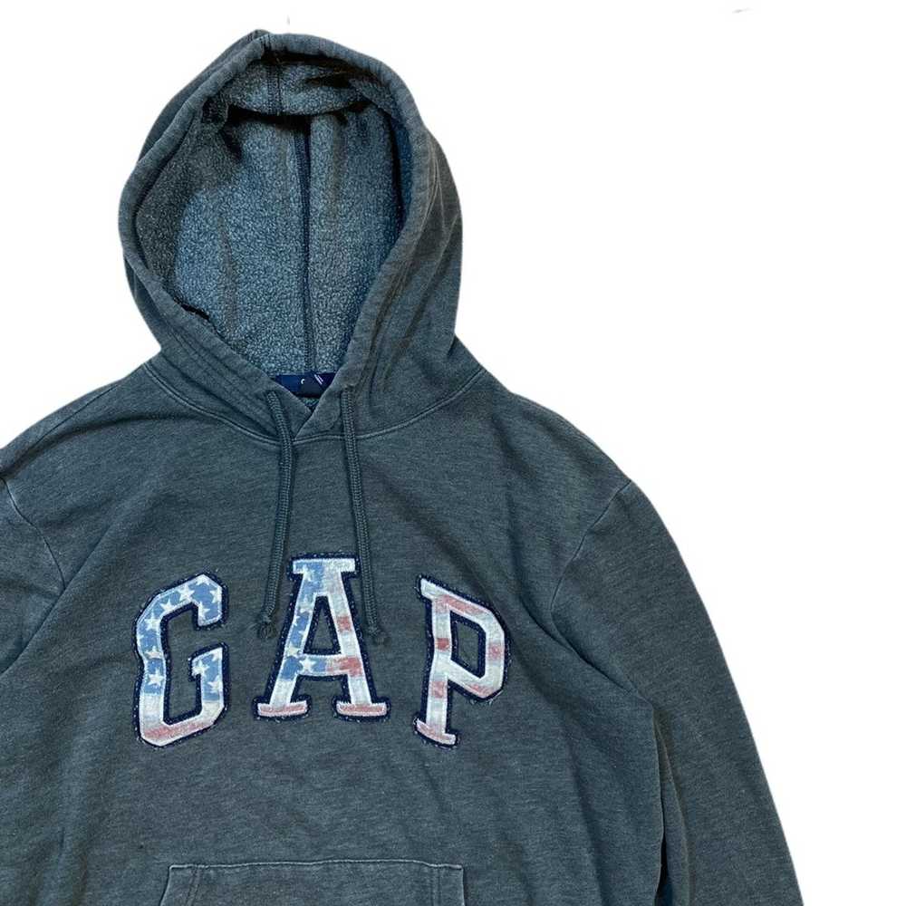 Gap × Vintage Vintage grey gap hoodie - image 2