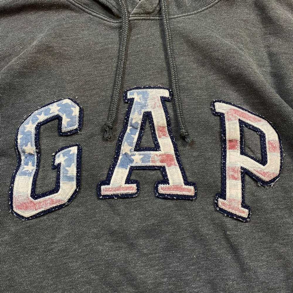 Gap × Vintage Vintage grey gap hoodie - image 3