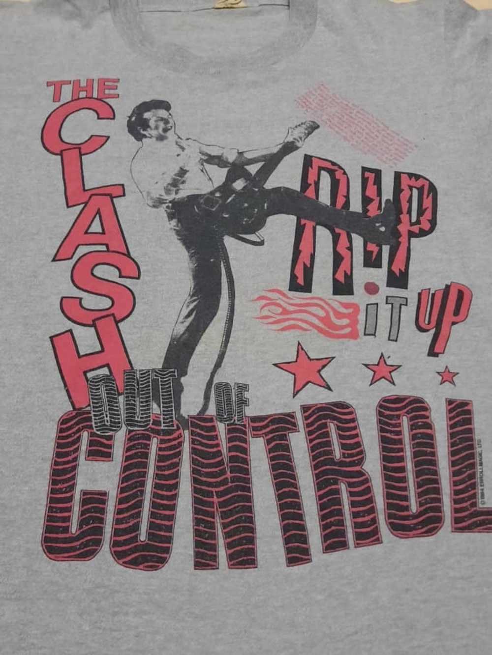 Band Tees × Vintage Vintage The Clash Music Punk … - image 5