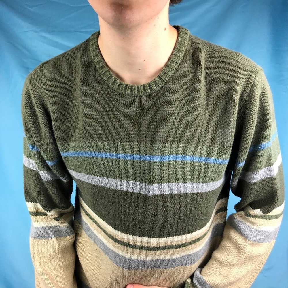 Vintage Vintage 90s Cherokee green sweater with g… - image 2