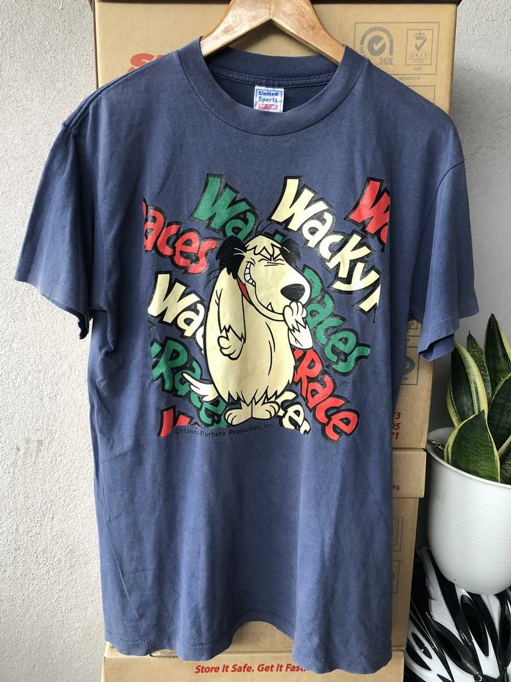 Vintage Vtg 90s MUTTLEY - WACKY RACES T-Shirt Han… - image 2