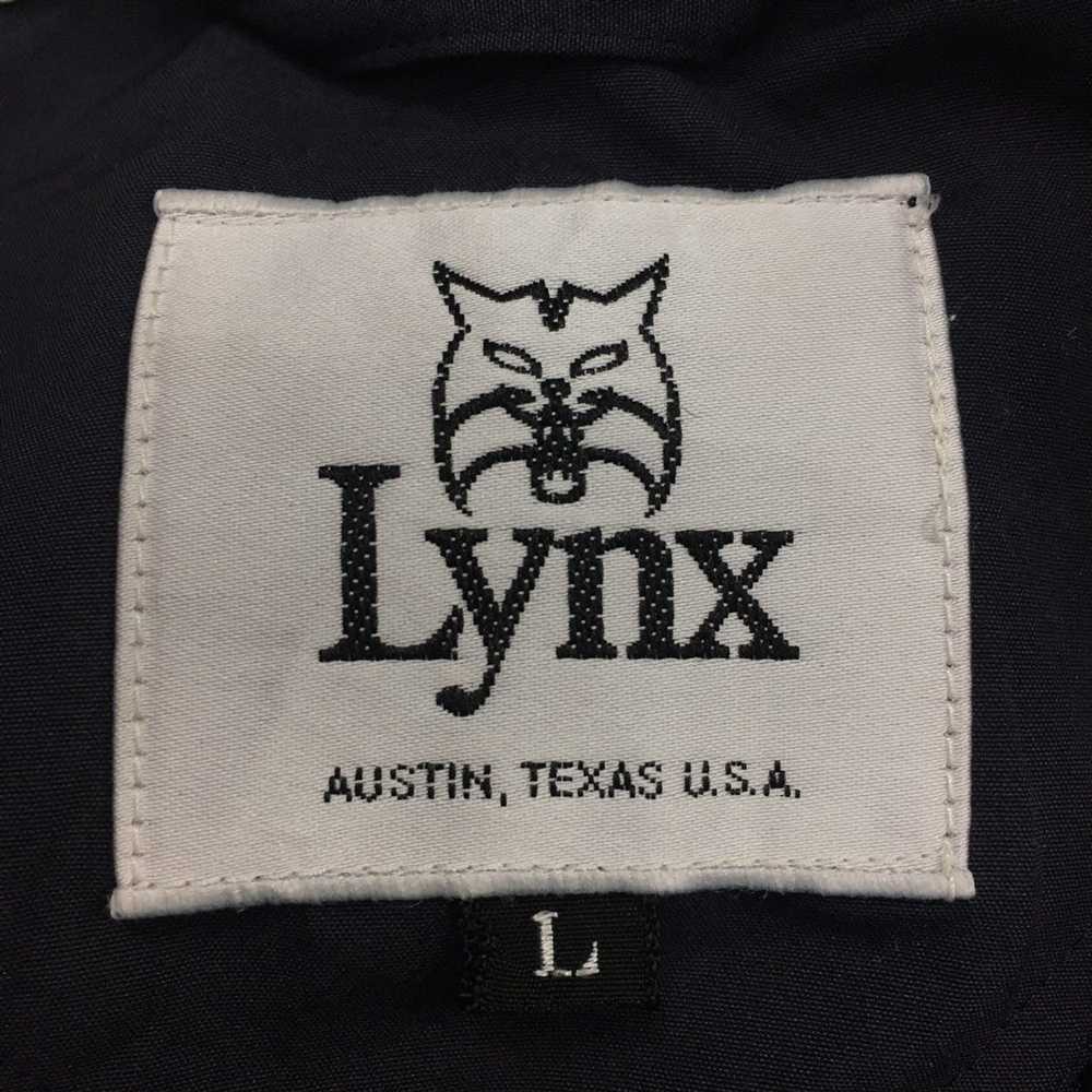 Vintage LYNX Snap Button Jacket sweater Streetwea… - image 8