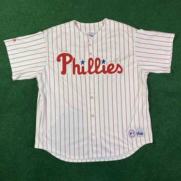 Philadelphia Phillies - Franco Majestic Cooperstown Collection Blue Jersey  3XL