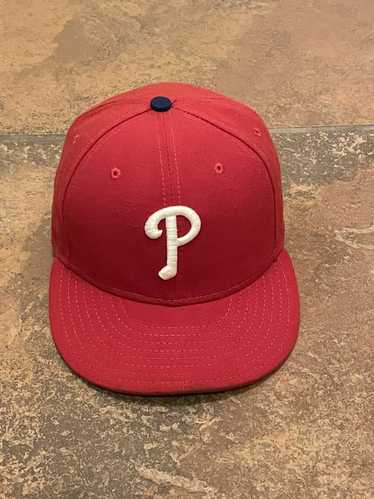 New Era Mens MLB Philadelphia Phillies Polar Lights 59FIFTY Fitted Hat 60296493 Red, Lavender Undervisor 7 3/8