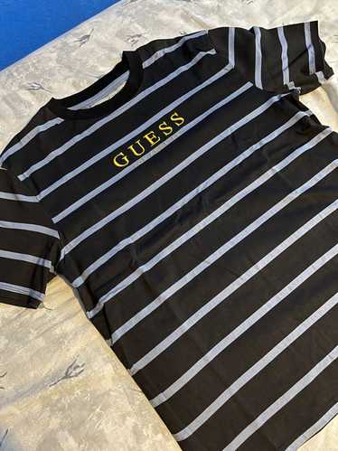 Guess Guess - Navy Blue Striped Tee - image 1