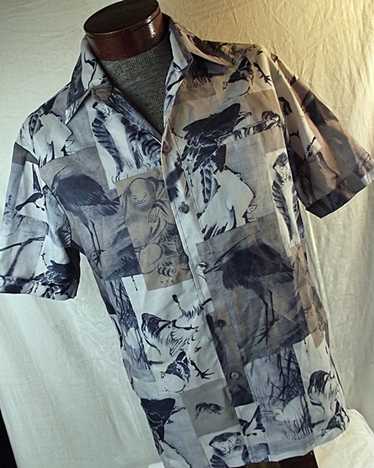 Iolani 1960s Iolani Mens Hawaiian Shirt Silky Poly