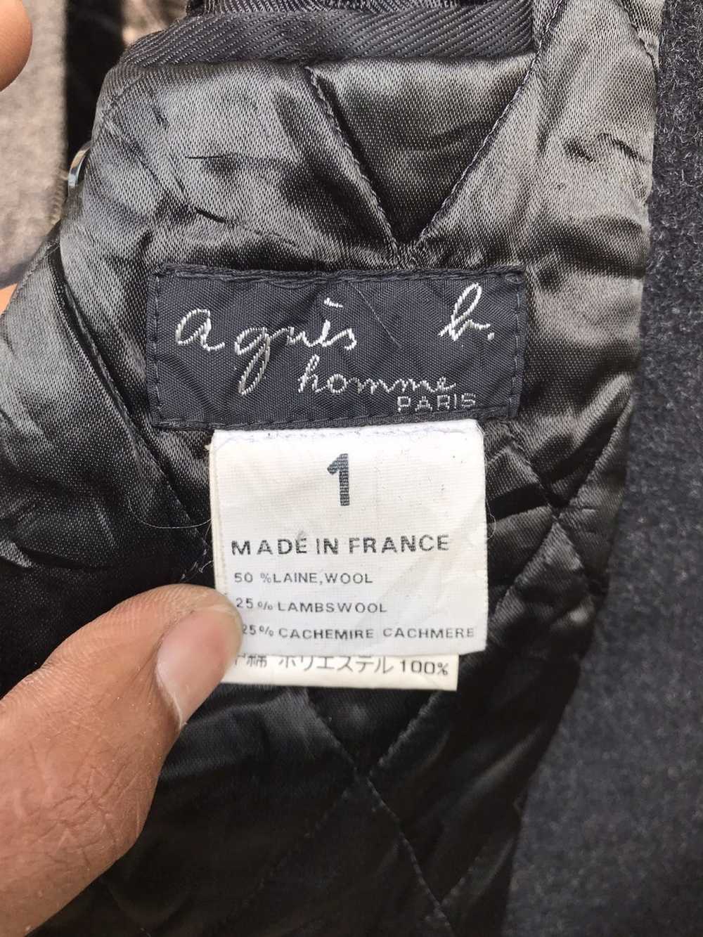 Agnes B. Agnes B. Paris Wool Bomber Jacket France - image 6