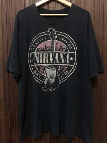 Nirvana × Rock T Shirt × Vintage Vintage Nirvana S