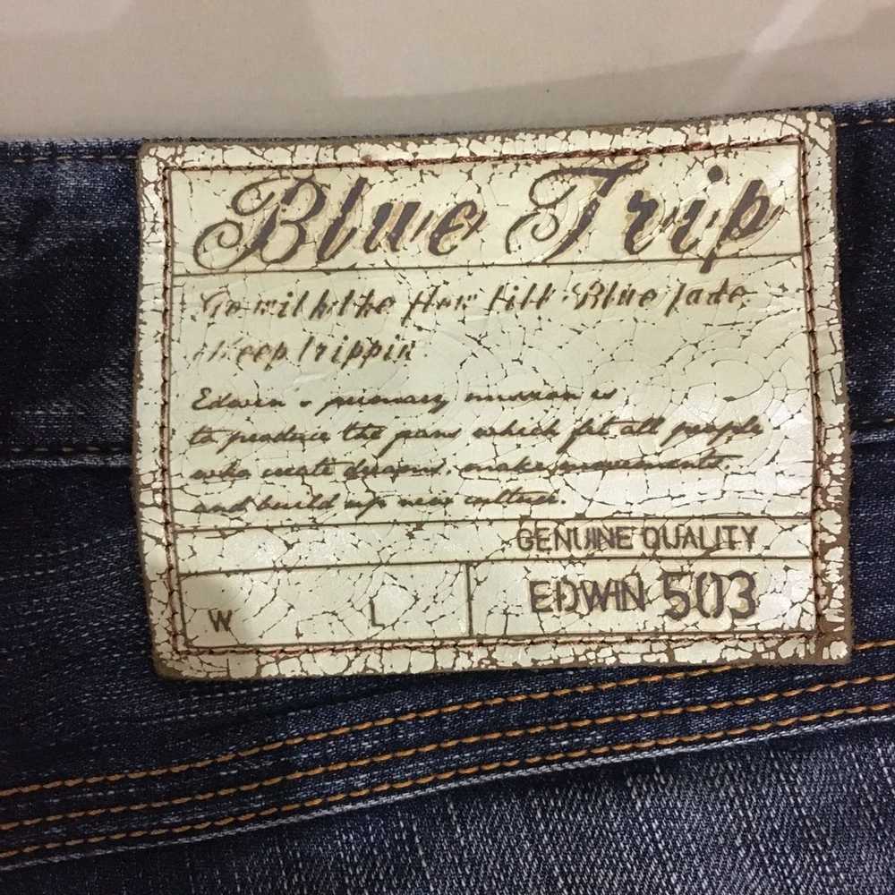 Distressed Denim × Edwin Rare edwin blue trip dis… - image 6