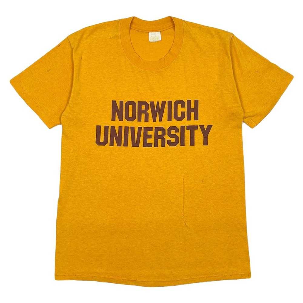 Vintage 1980’s Norwich University T-shirt - image 1