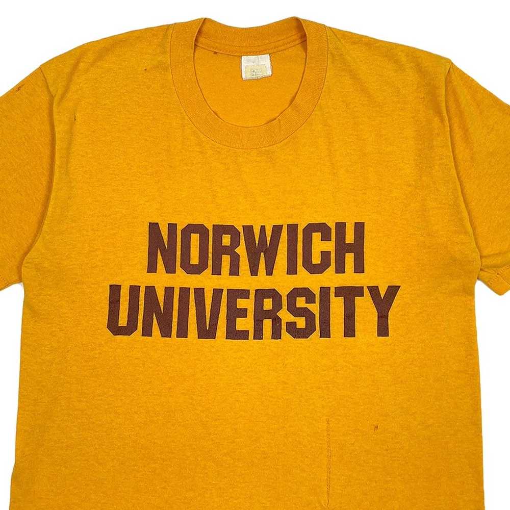 Vintage 1980’s Norwich University T-shirt - image 3