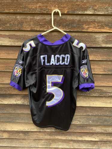 Nike Baltimore Ravens No5 Joe Flacco White Men's Stitched NFL New Elite Jersey