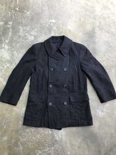 🔥VINTAGE ISSEY MIYAKE MEN WOOL HALF-COAT