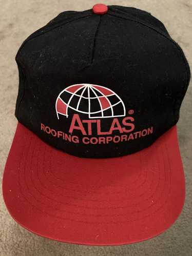 Hat × Trucker Hat × Vintage Atlas Roofing Corporat