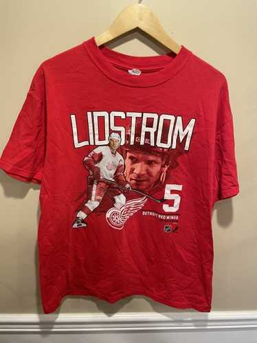 Anvil Lidstrom nhl hockey tee anvil large red spor