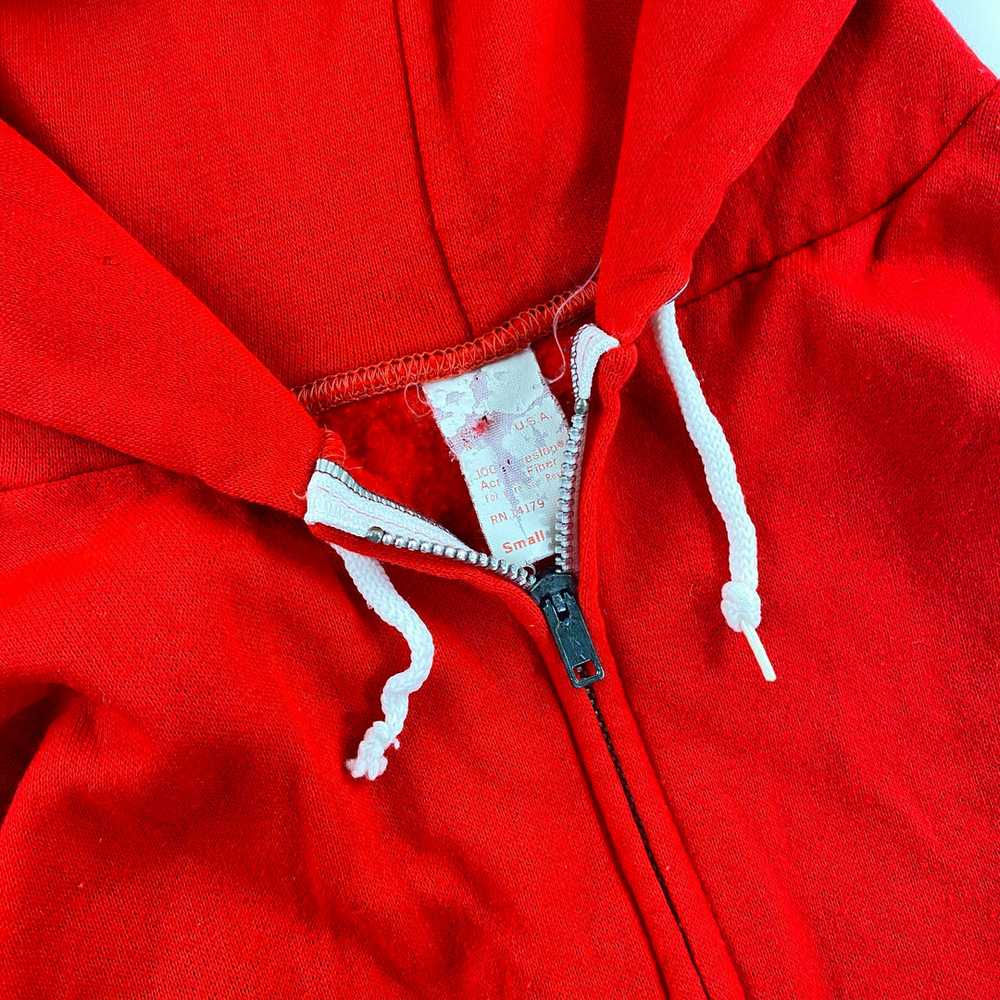 80s Zip hoodie. Sz small - image 2