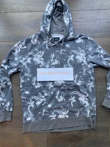 Huf HUF Grey floral hoodie