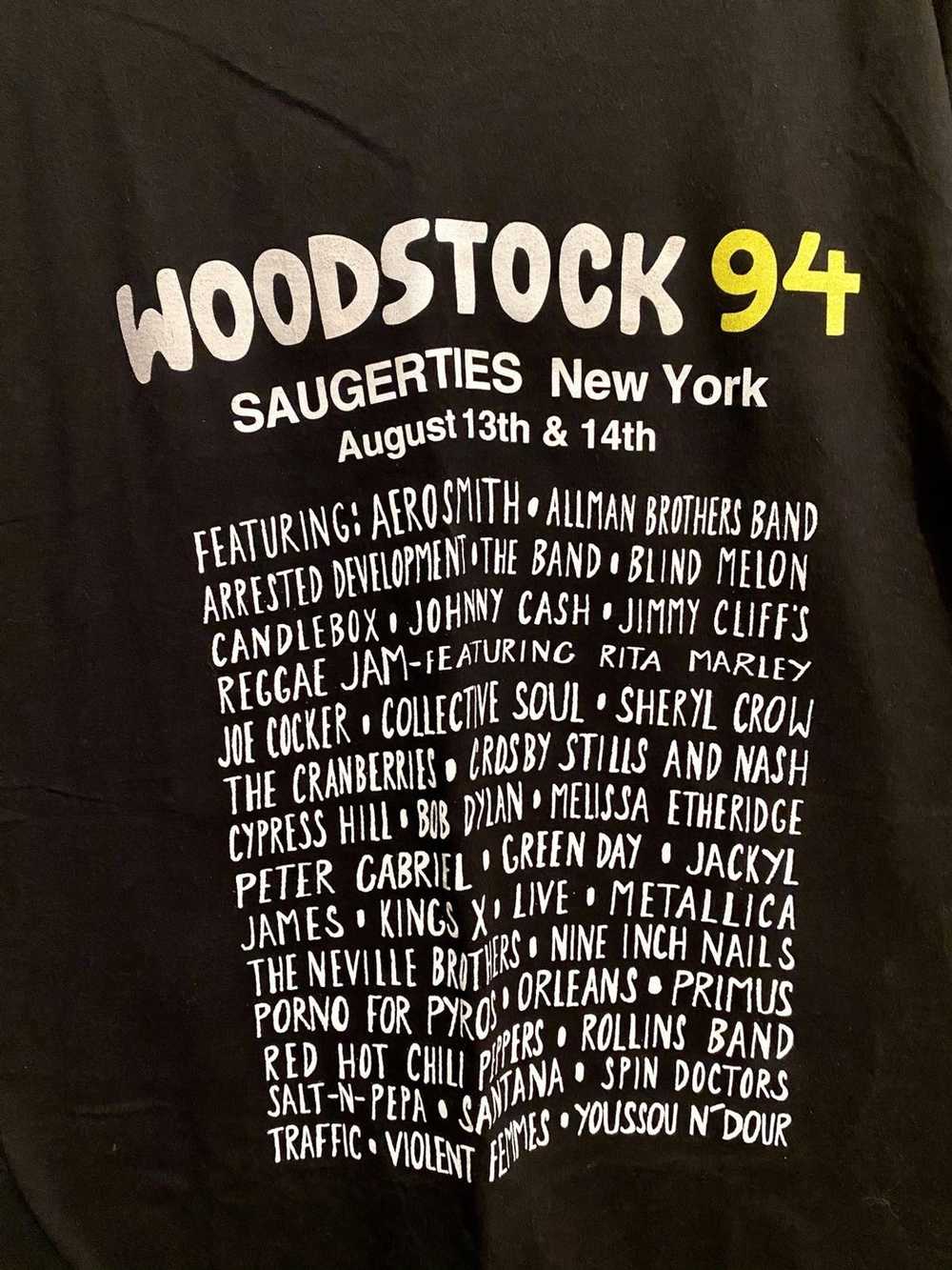 Vintage Woodstock 94 Official T-Shirt Vintage Woo… - image 4