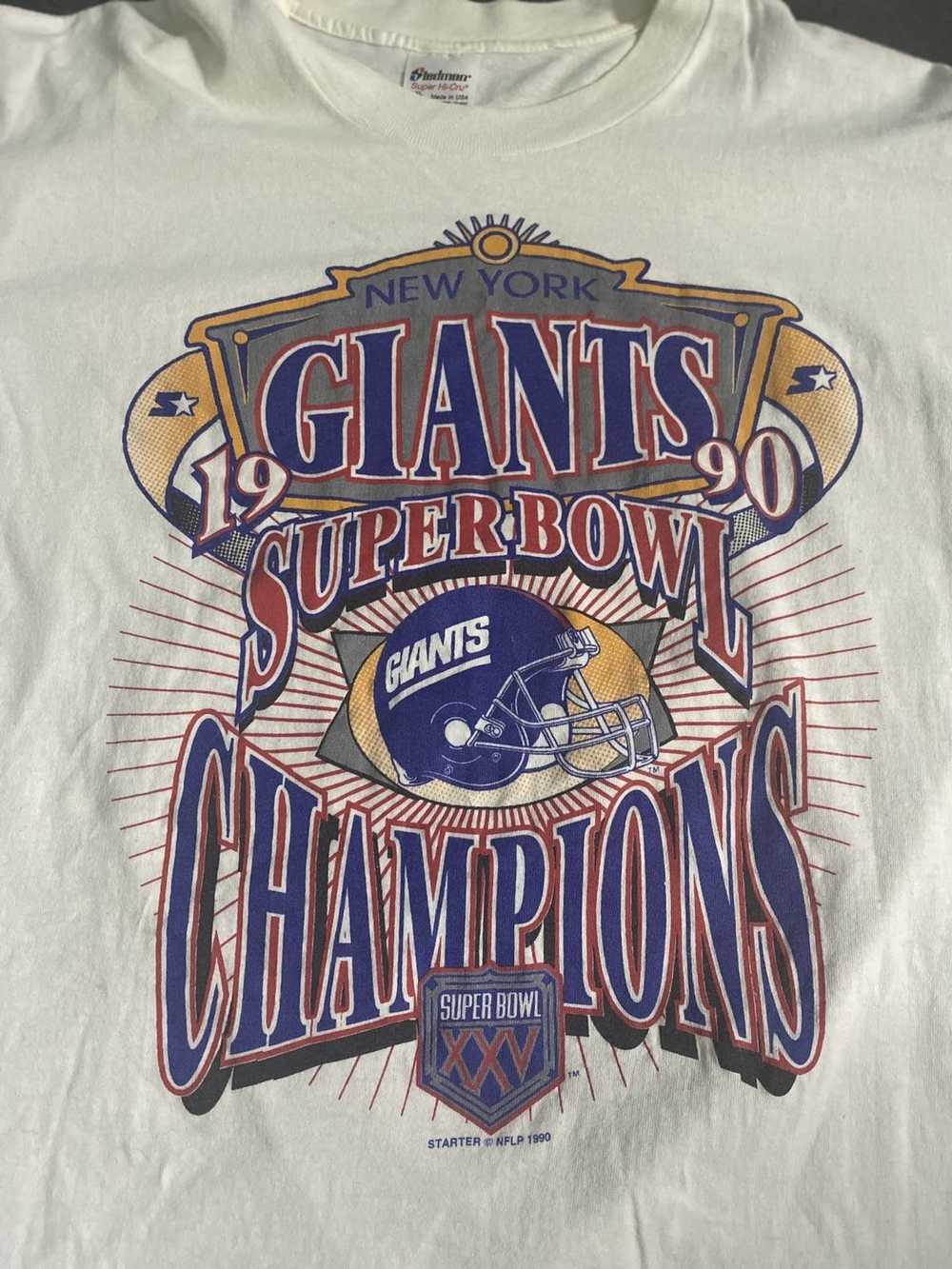 NFL × Vintage Vintage 1990 New York giants super … - image 2