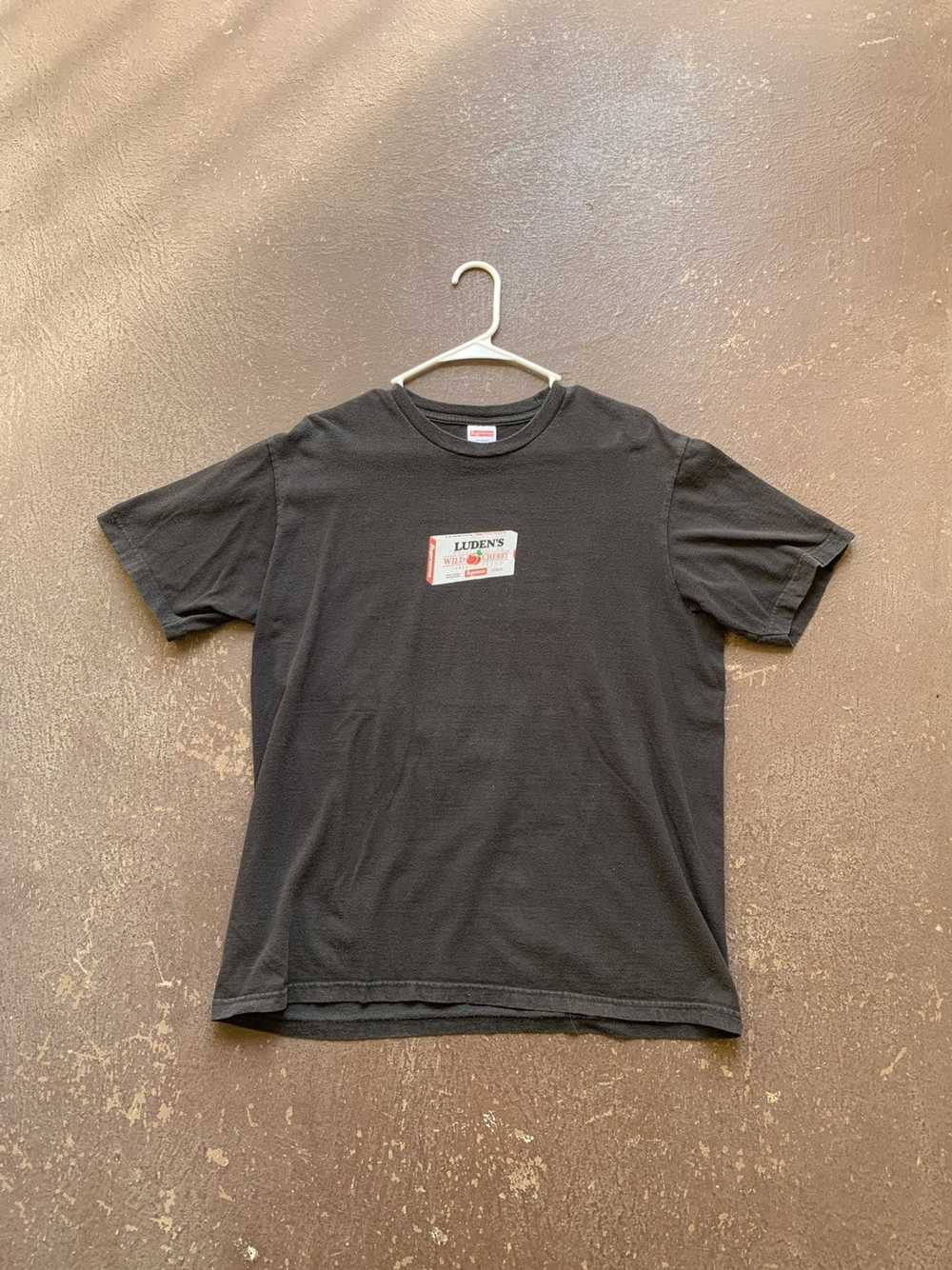 Supreme Supreme Luden's Tee Black Medium FW18 - image 1