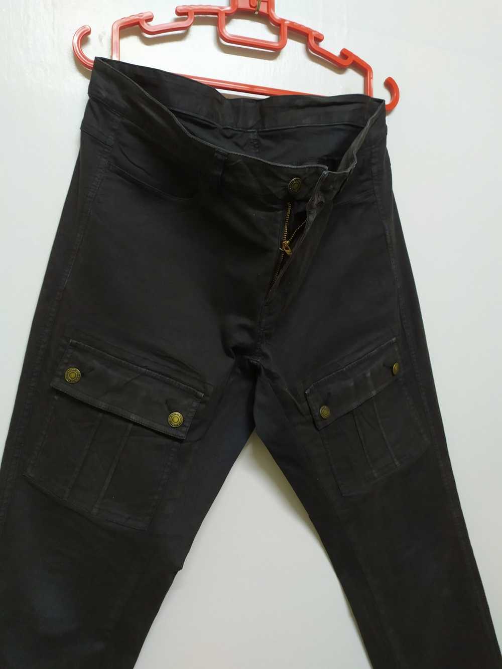 Authentic × Japanese Brand Black Cargo Pants Mult… - image 2