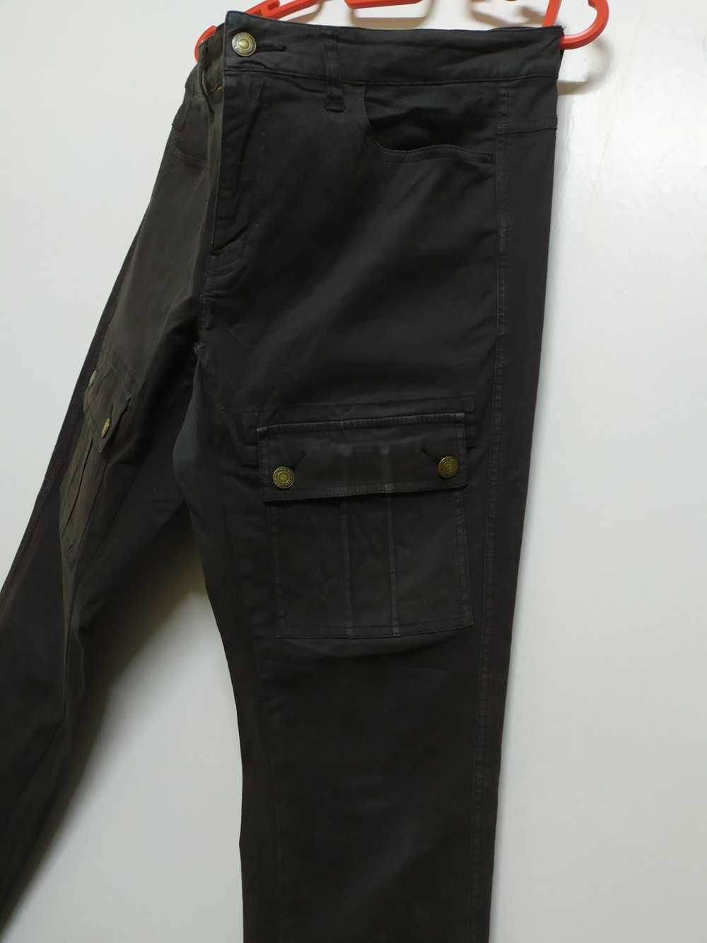 Authentic × Japanese Brand Black Cargo Pants Mult… - image 3