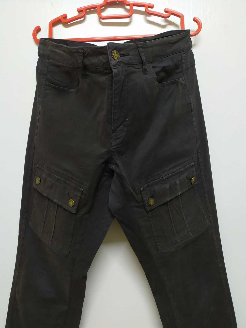 Authentic × Japanese Brand Black Cargo Pants Mult… - image 6