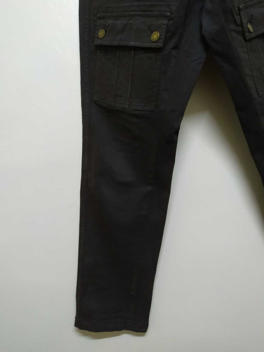 Authentic × Japanese Brand Black Cargo Pants Mult… - image 7