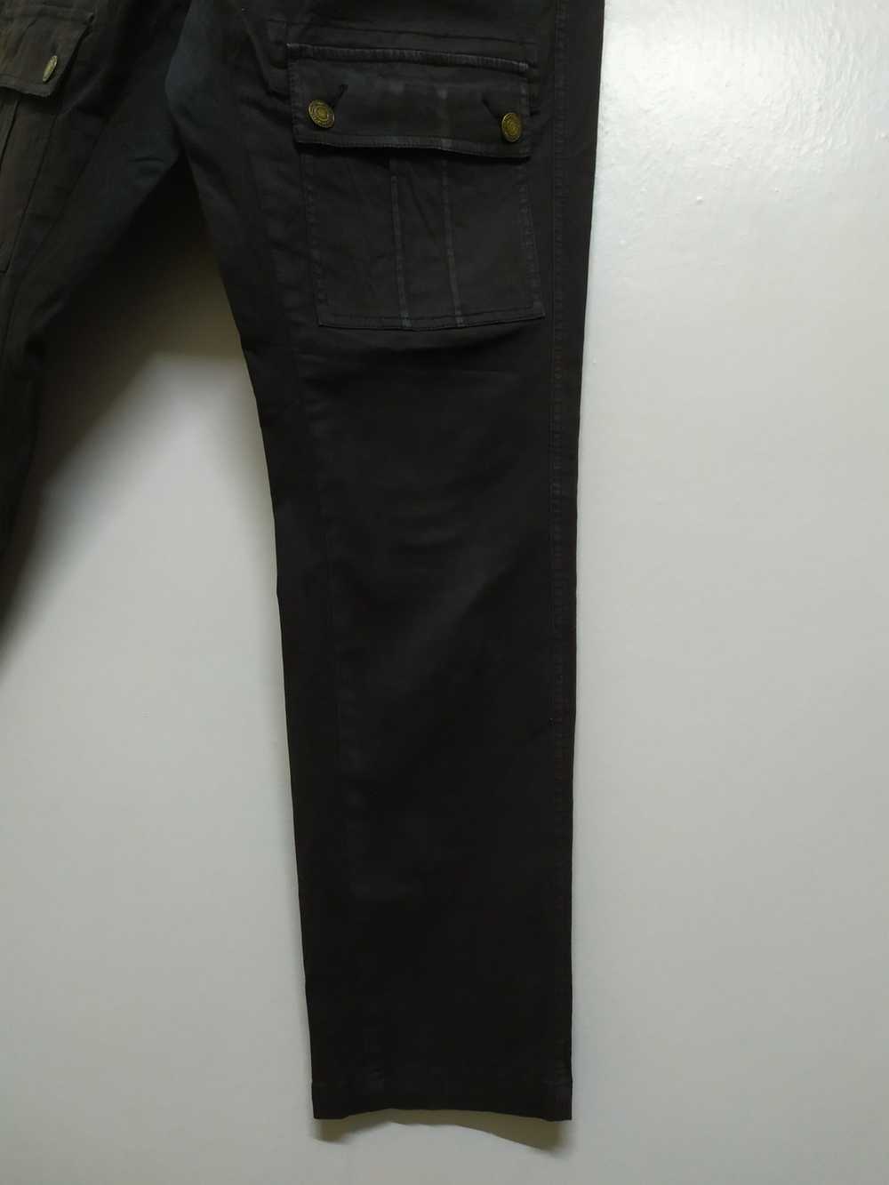 Authentic × Japanese Brand Black Cargo Pants Mult… - image 8