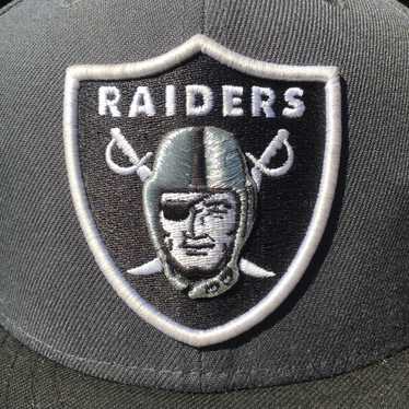 Las Vegas Raiders Satin 9FIFTY Snapback Hat, Black, NFL by New Era