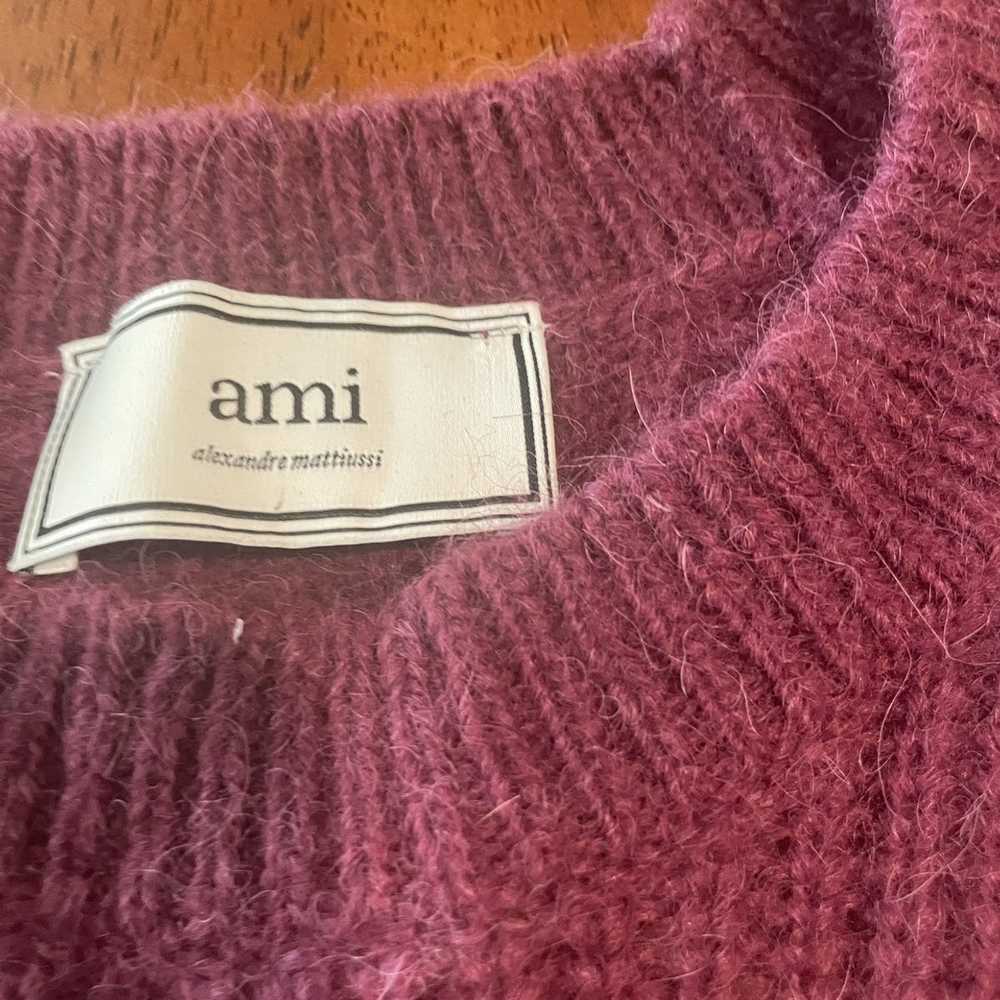 AMI Alpaca Blend Striped Sweater - image 2