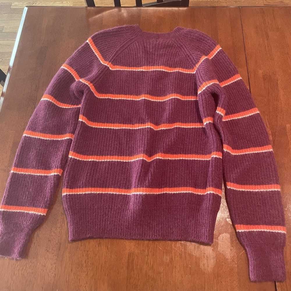 AMI Alpaca Blend Striped Sweater - image 3
