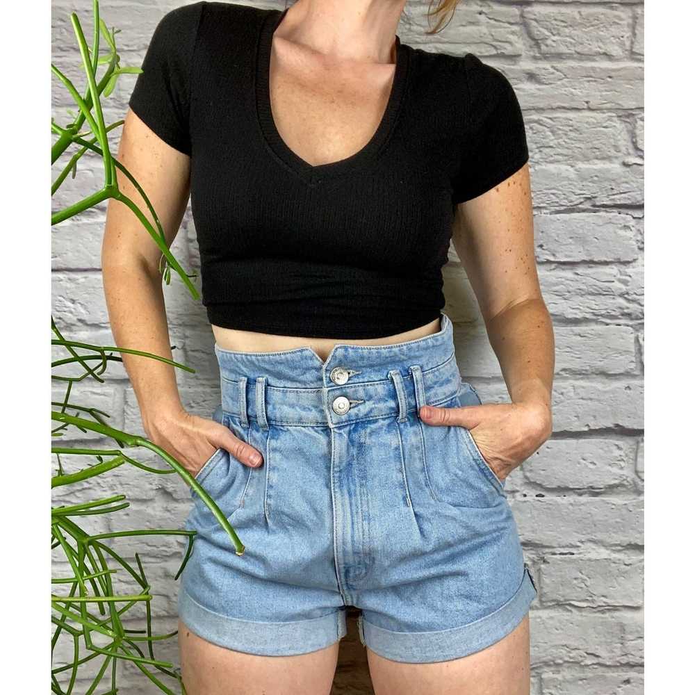 Zara Zara Denim Short - image 1