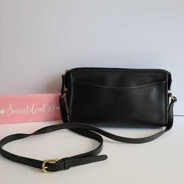 未使用保管品 vintage coach old black ダブルジップ 黒 レア!! 箱付き!! 未使用 オールドコーチ OLD COACH ショルダー