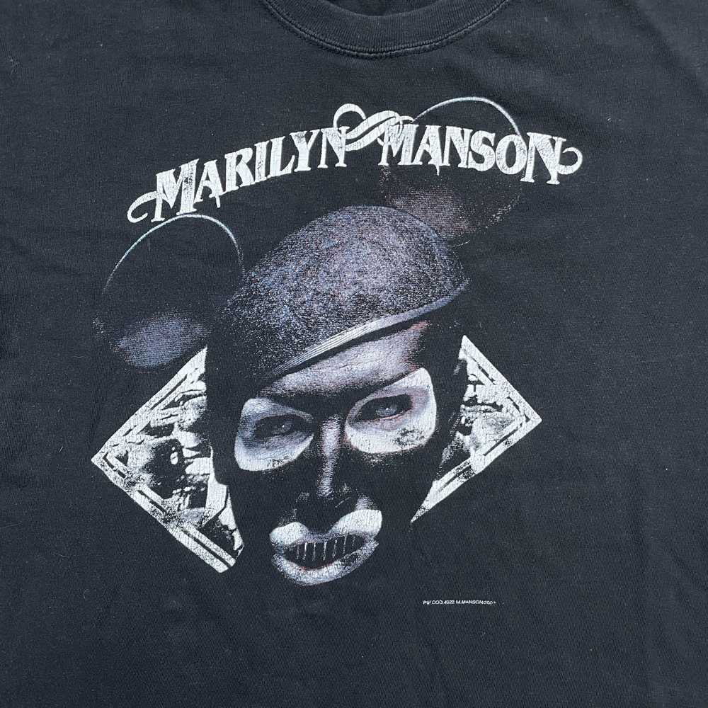 Vintage rare 2003 Marilyn Manson Michey T-shirt - image 3