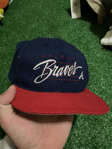 Vintage Competitor Atlanta Braves Snapback Hat
