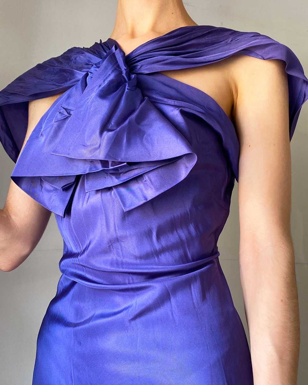 40s Bias Cut Silk Gown - image 2