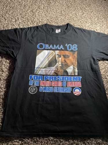 Anvil × Vintage Vintage Obama 2008 T-Shirt