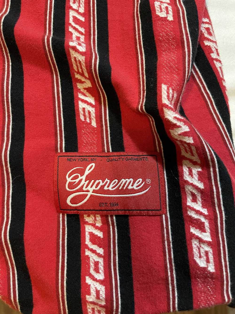 Supreme Supreme Jacquard Logo Baseball Jersey SS19 - image 2