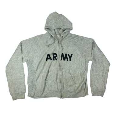 Vintage 70s United States Army Hoodie Sweatshirt … - image 1