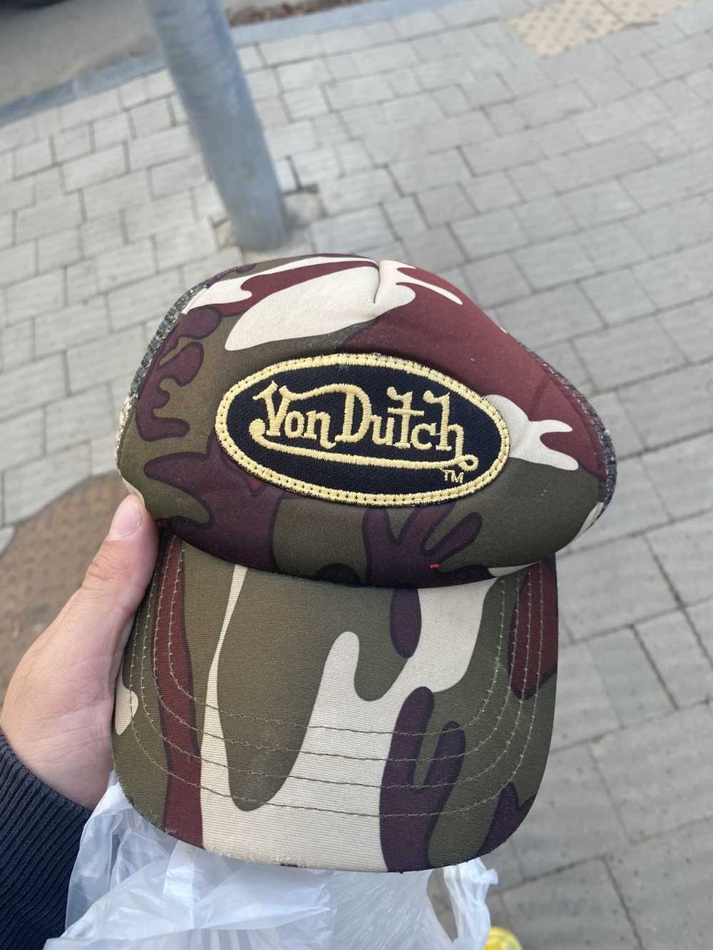 Vintage × Von Dutch Vintage Von Dutch Cap Camo - image 1