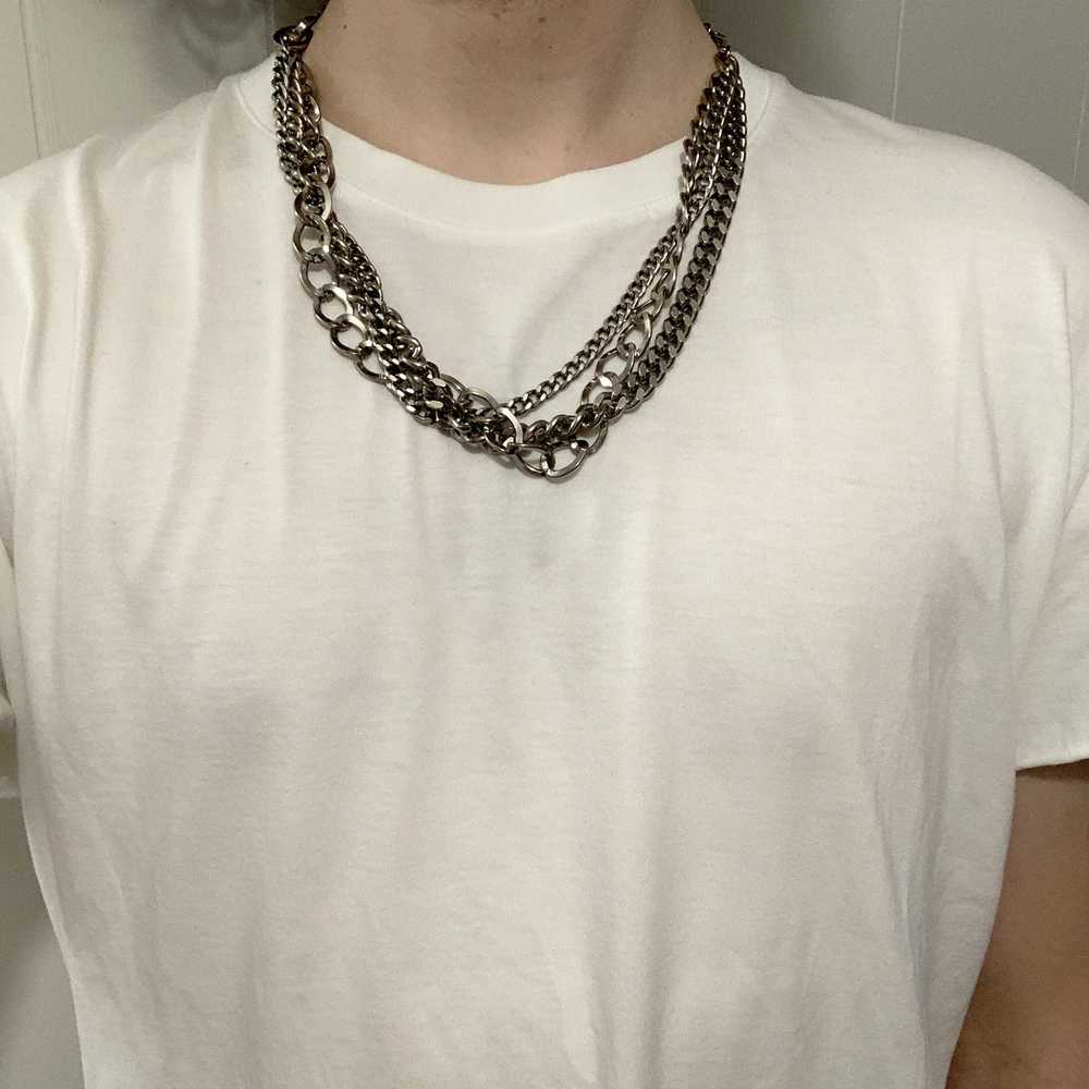 Helmut Lang Multi-Chain Necklace - image 4