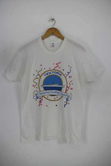 Vintage Vintage Victoria Fantasy Cruises Shirt Un… - image 1