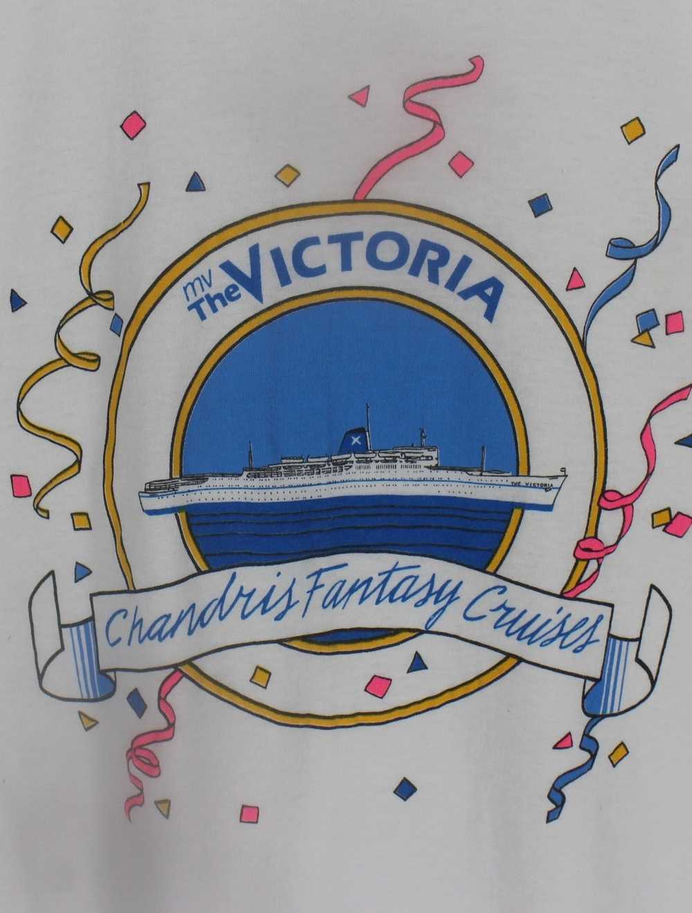 Vintage Vintage Victoria Fantasy Cruises Shirt Un… - image 2