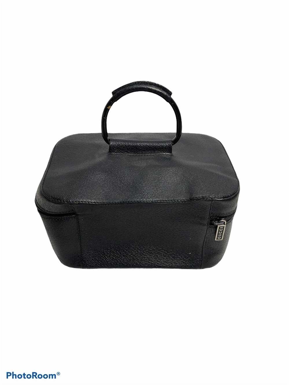 Gucci Authentic Vintage Gucci Black Cosmetic Bag - image 4